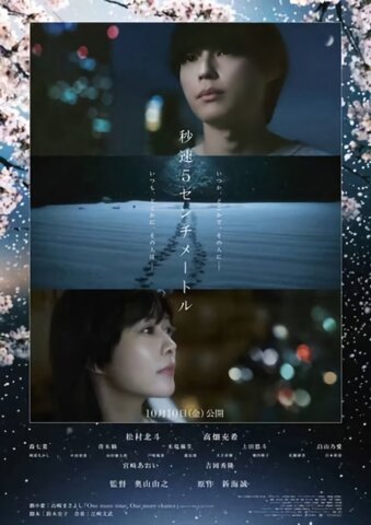 فيلم 5 سنتيميرات في الثانية 5 Centimeters per Second مترجم HD اون لاين